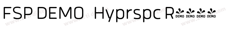 FSP DEMO   Hyprspc R字体转换